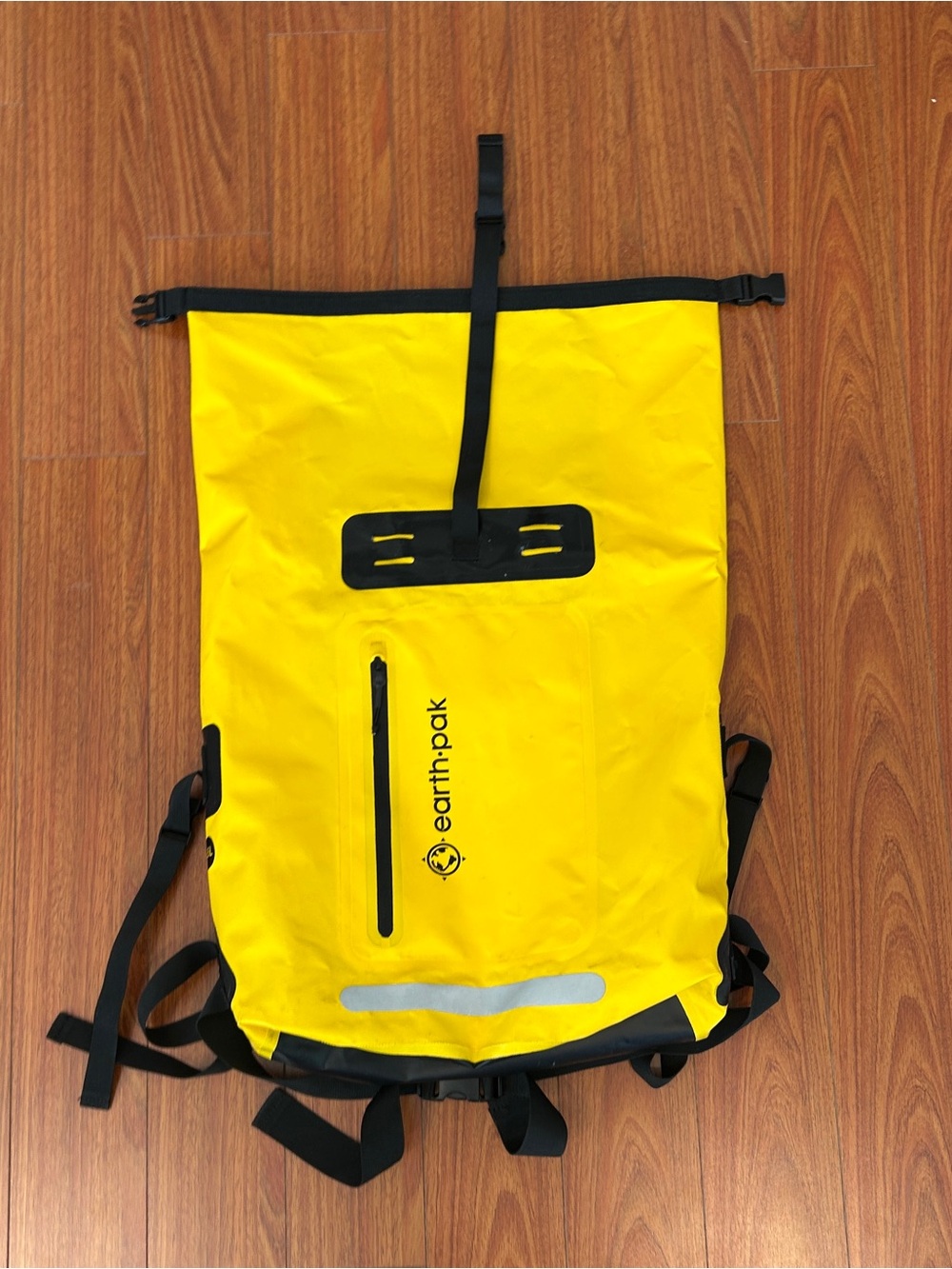 Earth Pak Waterproof Dry Bag Backpack 55L (Yellow)